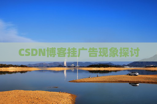 CSDN博客挂广告现象探讨